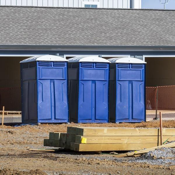 Heavy-duty construction site porta potty in Hanover, Pennsylvania