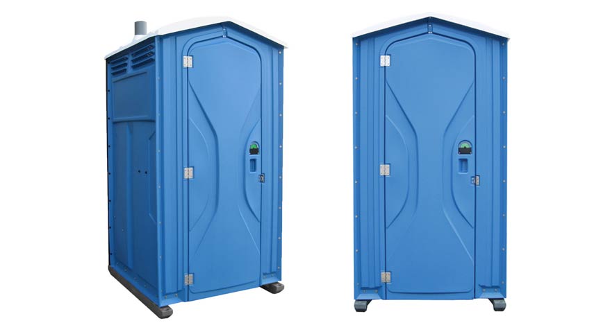 Long-term porta potty units on site in Hanover, Pennsylvania